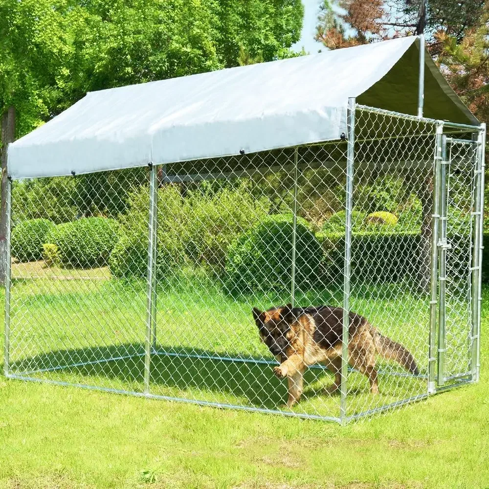 Security Chain Door - Robusto Recinto per Cani da Esterno