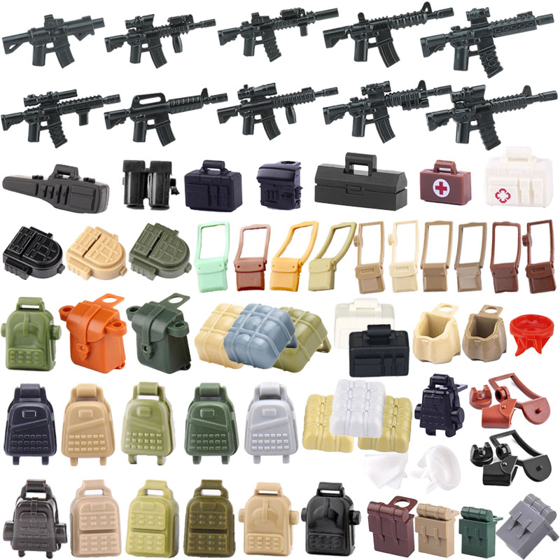 Medicine Cabinet Lock - Figura militare Armi Accessori Building Block