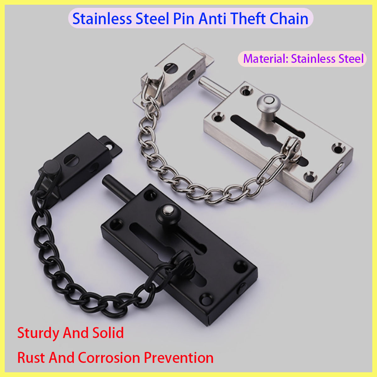 Security Chain Door - Nuova serratura per porta in acciaio