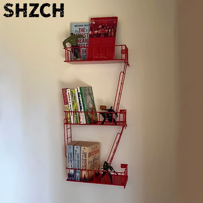 Fire Escape Ladder - Scaffale a Muro Fire Escape, Organizzatore