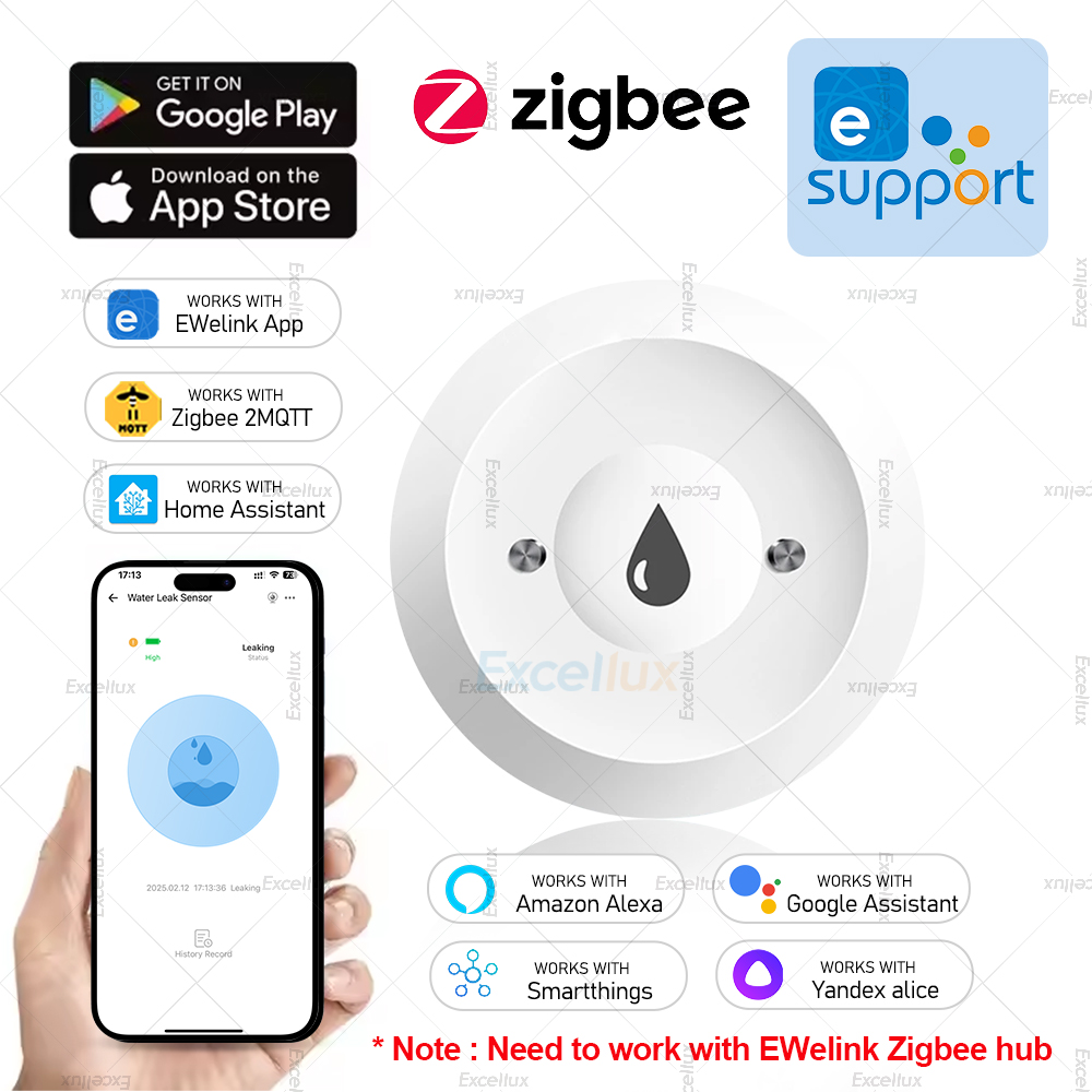 Ewelink Zigbee 3.0 Sensore acq - Water Alarm Sensor recensione e prezzo