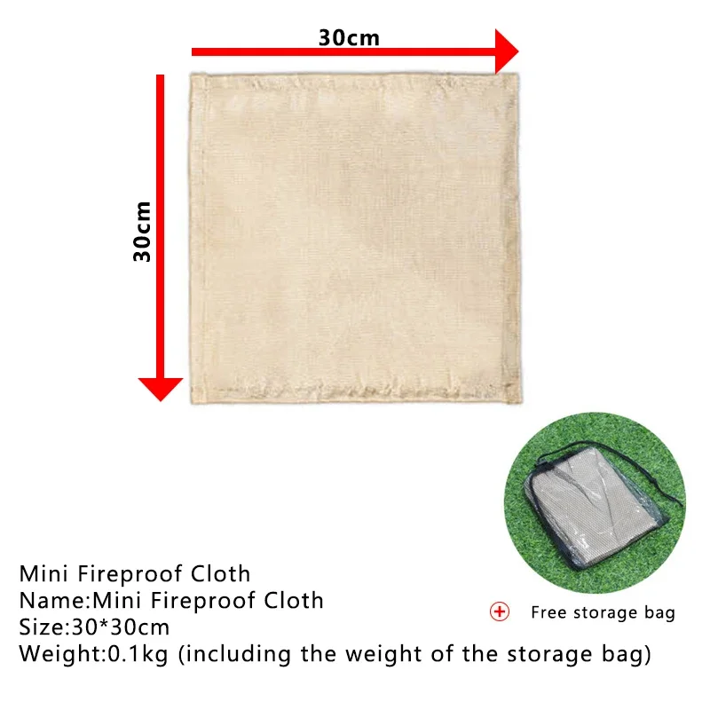 1pc campeggio esterno panno ig - Fire Blanket Kitchen recensione e prezzo