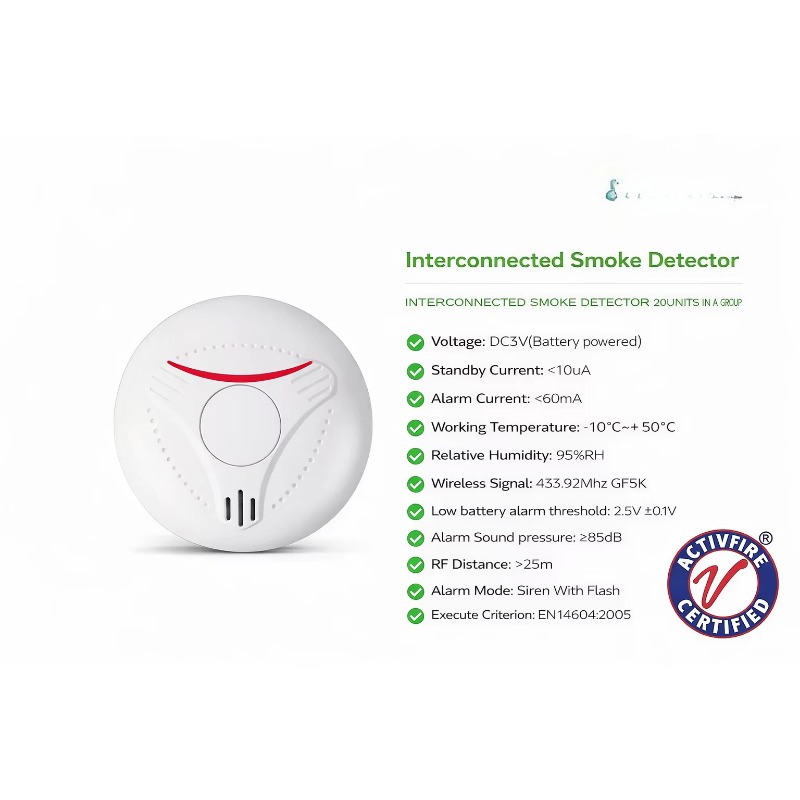 Rilevatore di Fumo Wireless In - Smoke Detector Interconnected recensione e prezzo
